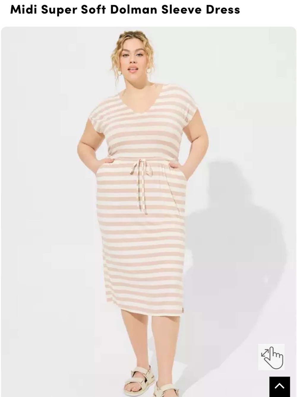 Torrid Super Soft Striped Dress
